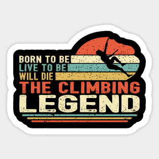 Climbing Legend Sticker